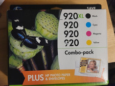 NEW Genuine HP 920XL Black 920 Tri-Color Ink Combo Pack - Exp Jan 2017
