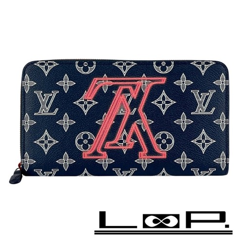 Louis Vuitton MOC Zippy Organizer NM Long Wallet Monogram Ink Canvas Used LOOP-0
