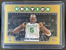 2008-09 Topps Kevin Garnett Gold Border #/2008 Celtics