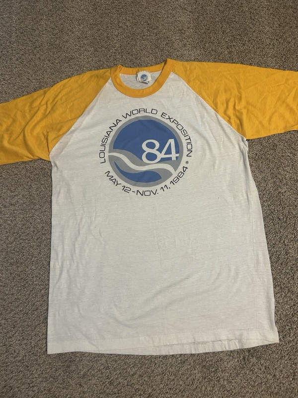 Vintage Single Stitch 1984 Louisiana Worlds Exposition T-Shirt