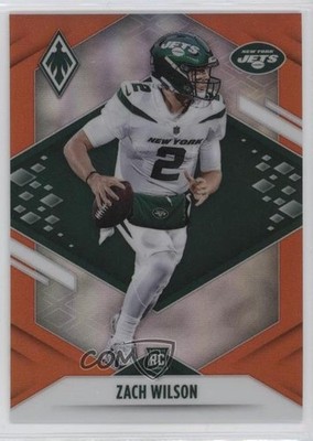 2021 Panini Phoenix Rookie Orange 91/99 Zach Wilson #102 Rookie RC u6m