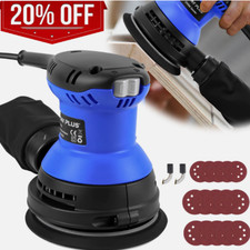 300W ELECTRIC RANDOM ORBITAL SANDER 6 SPEEDS ROTARY PALM CIRCULAR DISC 125mm UK