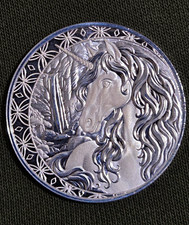 Fiji 1 Dollar 2025 Unicorn 1 oz .999 Silver Scottsdale Mint in capsule