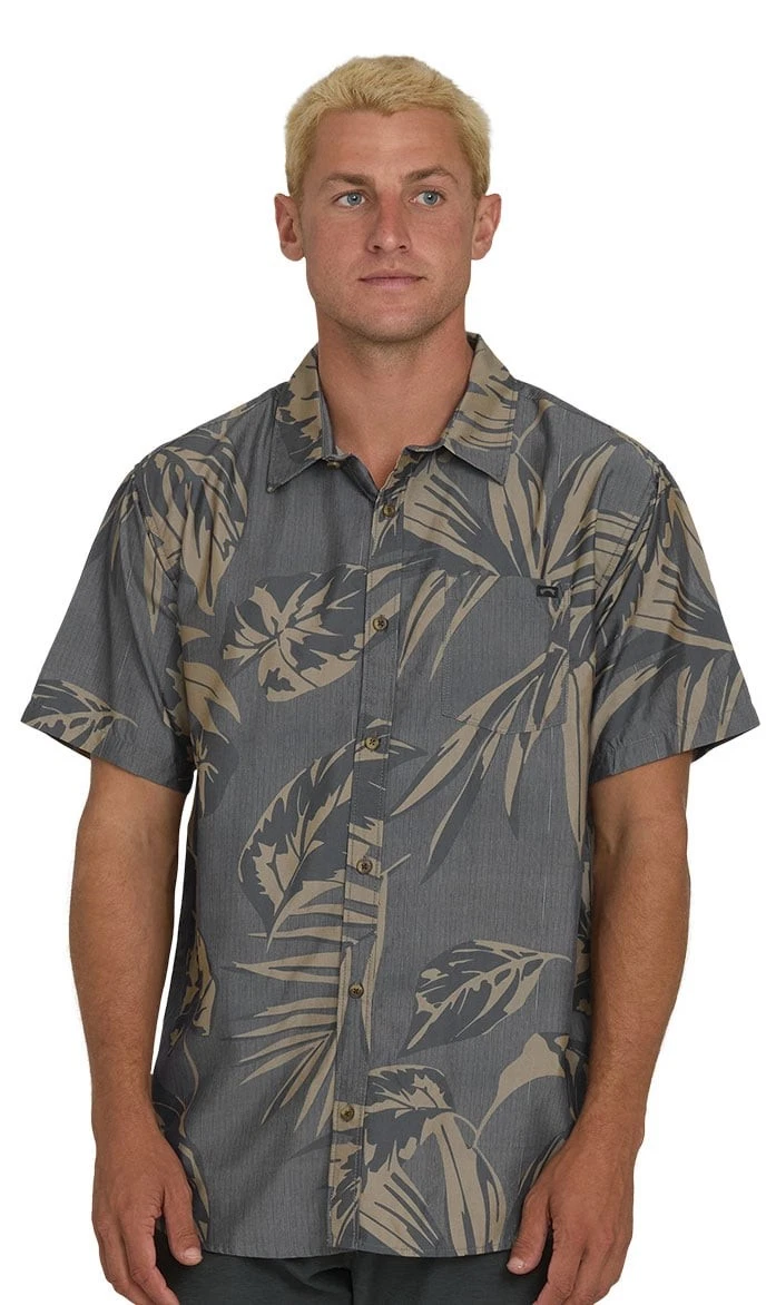Billabong Sundays Lounge Men's Short Sleeve Button Down Shirt - Black - New
Opens in a new window or