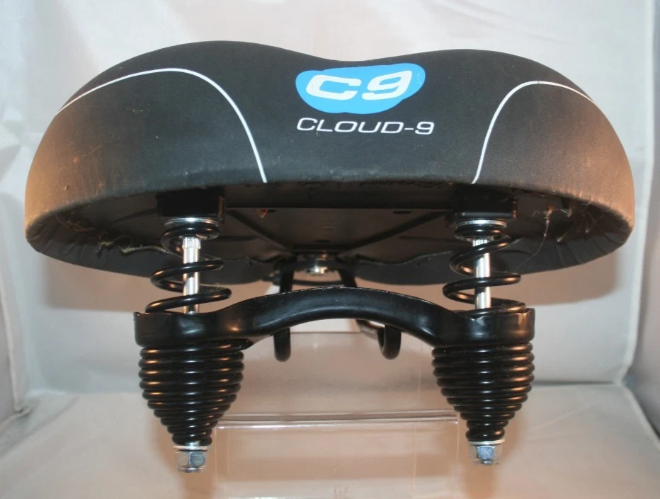 Asiento de bicicleta C9 Cloud 9 cómodo bicicleta crucero gel resorte sillín trekking ciclismo Foto 3 de 4