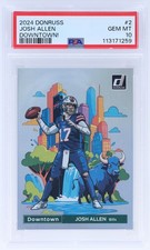 2024 Donruss Josh Allen #2 PSA 10 Downtown Football Gem Mint Panini