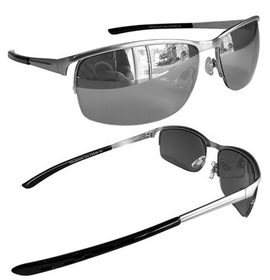 MATRIX SONNENBRILLE Sport Chrom Silber Motorradbrille COOL SPORTLICH M 21