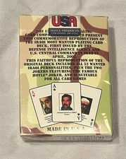 Most Wanted Iraqi Playing Cards - Never Used 2003