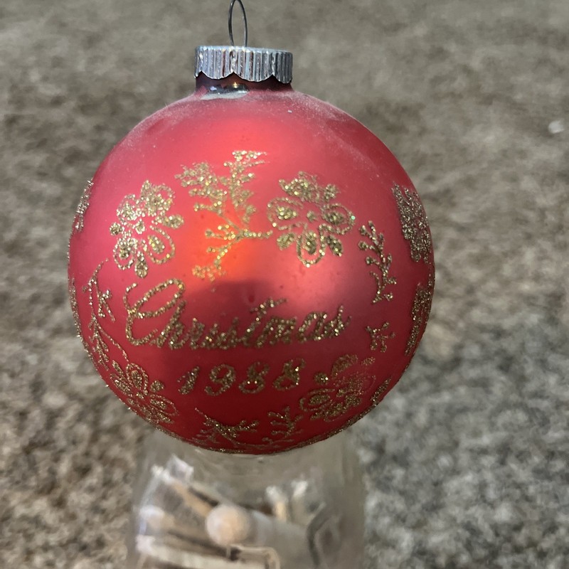 shiny brite vintage ornament