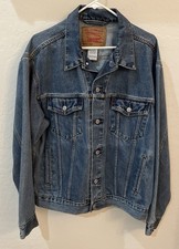 Levi s 70507 Denim Trucker Jacket Mens Large Blue Jean Jacket Standard Fit