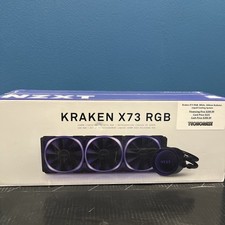 NZXT Kraken X73 RGB 360mm CPU Liquid Cooler - White RL-KRX73-RW
