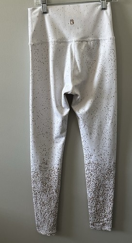 Leggings Buffbunny Para Mujer Brillantes Blancos Cintura Alta Talla S Ropa Activa - Imagen 2 de 4
