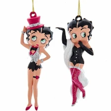 Betty Boop Showtime Ornament Set 3 1/2-Inch Blow Mold Ornament BB1191 by Kurt S.