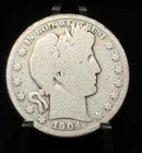 1904-S US Barber Half Dollar 50C Silver Coin