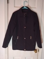 Liz. Claiborne Stylish Black SeasonalSz. M Full Zipper Closure Pockets Jacket