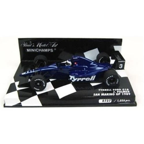 1:43 Minichamps Tyrrell Ford 018 J. Palmer 1989 400890003 Model - Image 2 of 2