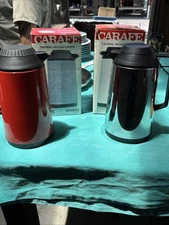 ONE Red  Vintage  A.K.DAS & Co 1 Liter Carafe Thermal Vacuum Carafe Regent
