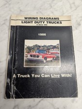 WIRING DIAGRAMS LIGHT DUTY TRUCKS X-8632 WD 1986 Manual Guide Book Reference