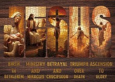 1000-Piece Jesus Christ Puzzle: Elegant Religious Jigsaw Art for Home Decor