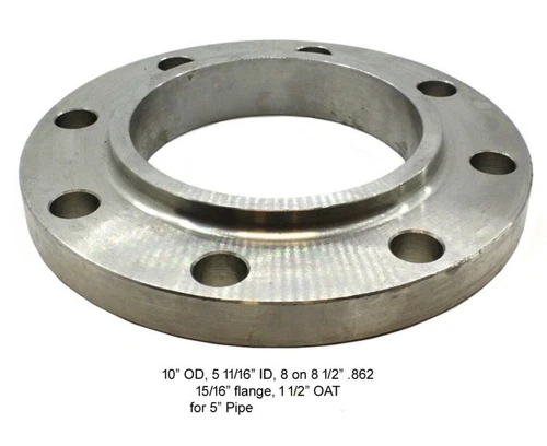 5" 304  Stainless Steel Pipe Slip Weld on Flange