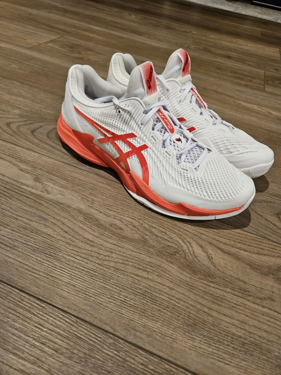ASICS Court FF 3 Novak White Electric Red for Sale | Authenticity