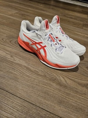 Size 10.5 - Asics Court FF 3 Novak White Electric Red