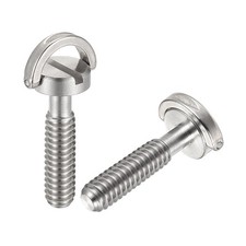 1/4" Male Mounting Screw Adapters Slotted 1.02" Length for Camera Tripod, 2Pcs
