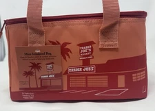 Trader Joe’s Mini Insulated Lunch Cooler Tote Bag Pink/Coral