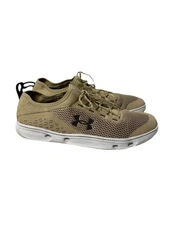 Under Armour Mens Micro G Kilchis Beige Khaki Fishing Water Shoes Sneakers Sz 12