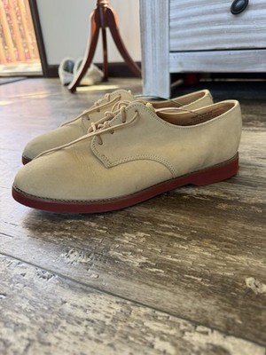 J. Crew light tan suede Leather oxford tie loafers- 9.5M | eBay display picture 1