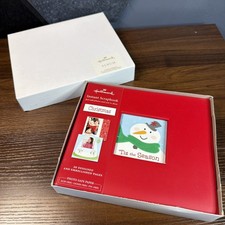 Hallmark Instant Scrapbook Christmas Album   20 Embellished Pages   New w/ Box