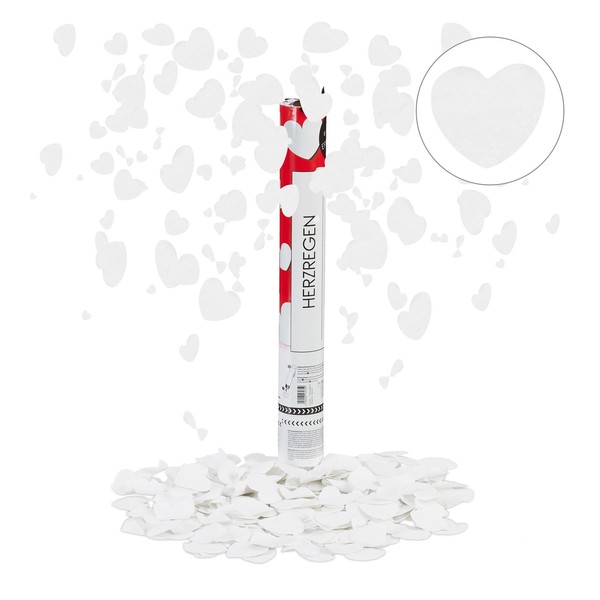 Party Popper Herzkonfetti Kanone Hochzeit Konfetti 40 Cm 190 G Konfetti-Popper-image