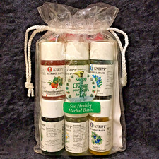 Kneipp KNEIPPSAC Herbal Baths 6 x 0.5oz Vintage Set Juniper Lavender Eucalyptus
