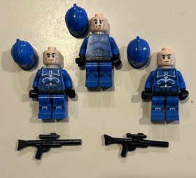 Lego Star Wars Minifigure Lot 75088 Clone Wars Senate Commando Captain & Trooper