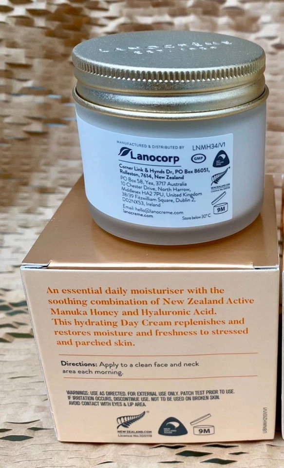 LANOCREME New Zealand Active Manuka Honey Vitamin E Day Cream 50g NEW - Image 4 of 4