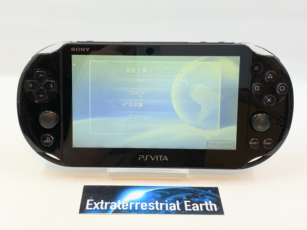 PlayStation Vita - SONY PlayStationVITA 本体 PCH-2000 ZA11 Sony PS Vita Black PCH-2000 ZA11 Wi-Fi Model Console