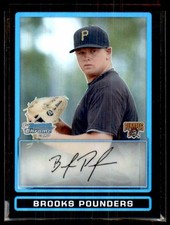 2009 Bowman Chrome Draft Refractor Brooks Pounders #BDPP11