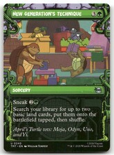 New Generation's Technique Showcase MTG Teenage Mutant Ninja Turtles 240 U NM