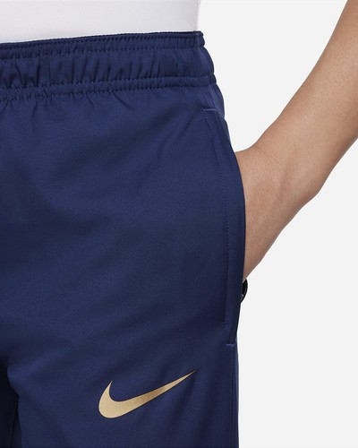 Nike France FFF Football Tracksuit Sz M Age 10-12 Yrs /Midnight Navy/Metallic - Picture 8 of 10
