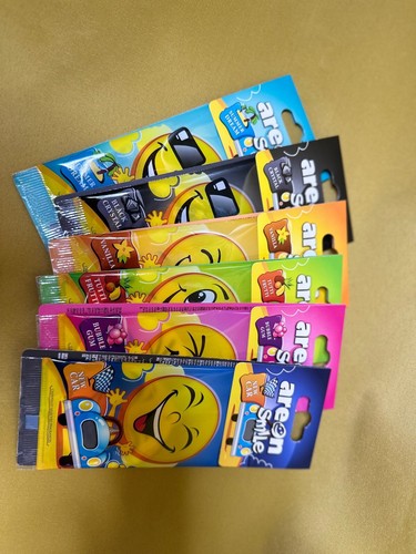 6 DEODORANTI PER AUTO AREON SMILE, PACCHETTO MISTO, ECONOMICI - Foto 2 di 8