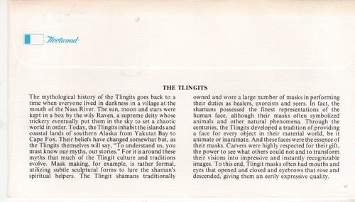 USPS Fleetwood FDC #1836 1980 15c Pacific Northwest Indian Masks Tlingit ST3023 - Picture 2 of 2