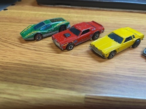 Hot Wheels Redline 6 Car Lot, Heavy Play, Restoration Project, Stockers & Others