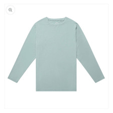 Emerson and Friends Winter Blue Mens Long Sleeve Bamboo Tee Shirt NEW Small