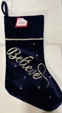 Believe Christmas stocking