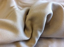 BEIGE CREPE FABRIC- 60 INCH WIDE- 1 1/2 YARDS