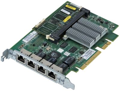 NETZWERK NIC ADAPTER HP 491838-001 NC375i QUAD PORT PCIe x8 + 256MB CACHE
