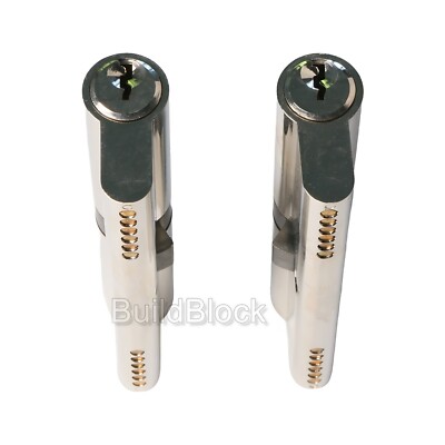 Türzylinder 50/50 Laufschloss Euro PVC uPVC Aluminium Schlüssel