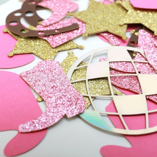 Glitter Western Cowboy Table Confetti Disco Ball Wedding Decoration Supplies - Picture 6 of 9