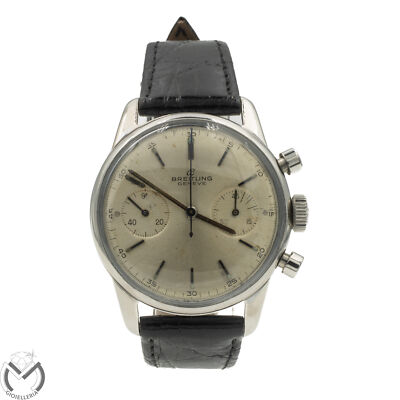 Breitling 1191 Venus 188 Steel Manual Winding Chronograph Men's Watch 52vv25