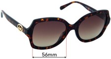 SFx Replacement Sunglass Lenses fits Coach HC 8295 - 56mm Wide